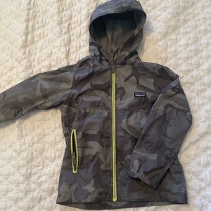 Boys Patagonia rain jacket
